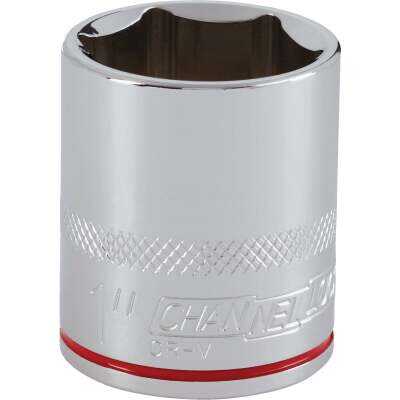 Channellock 1/2 In. Drive 1 In. 6-Point Shallow Standard Socket